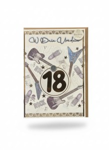 KARTKA OKOLICZNOŚCIOWA W DNIU 18 URODZIN (18U3)