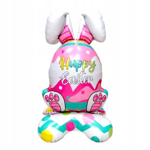 Balon ZAJĄCZEK PISANKA Stojący ZAJĄC USZY wielkanoc 104 cm(6RZ)